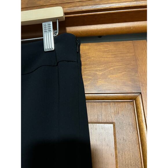 Talbots Women's Classic Black Straight Leg Side Zip Dress Trouser Pants Size 10 - Picture 5 of 10